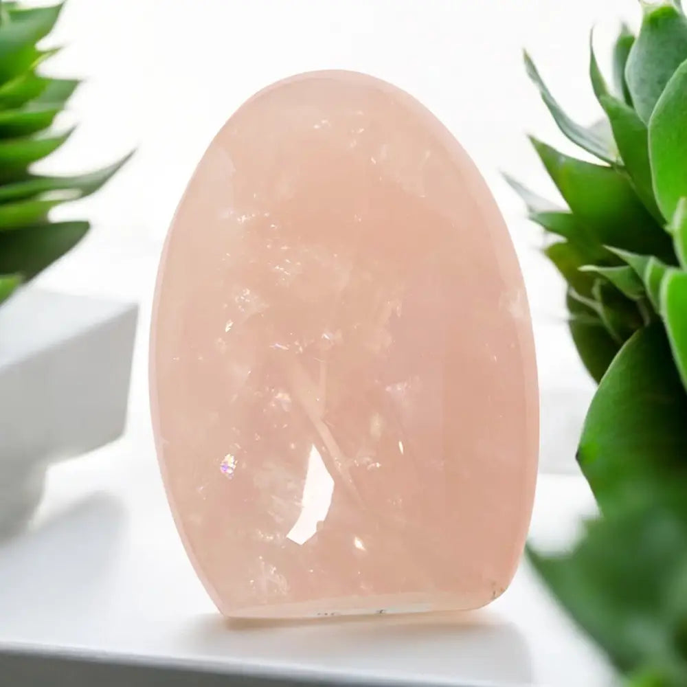 Rose Quartz Freeform 002 freeform crystal