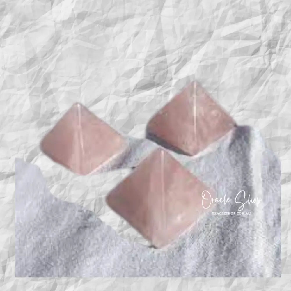 Rose Quartz Mini Pyramid Pyramid