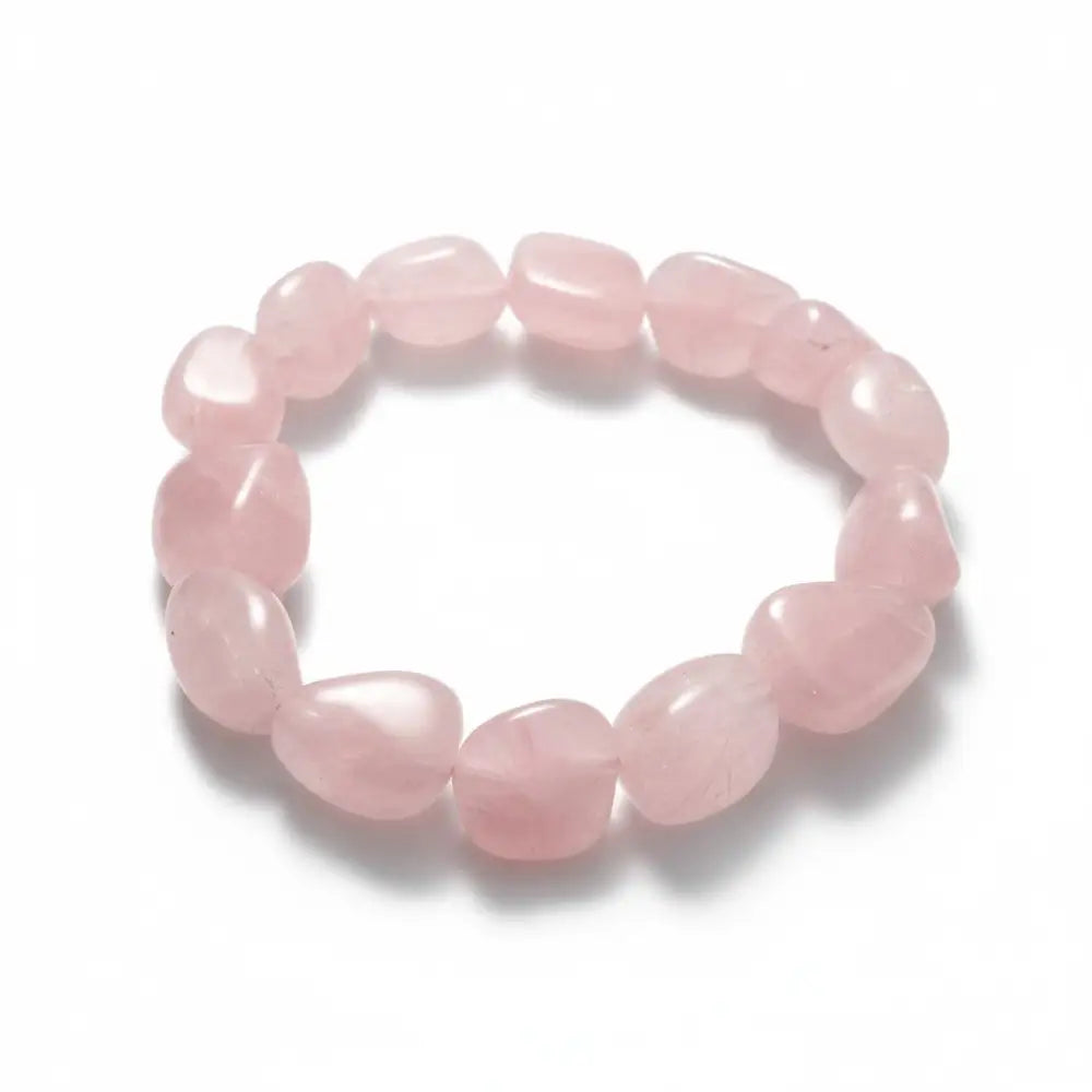 Rose Quartz Nugget /Tumble Bracelet Bracelets