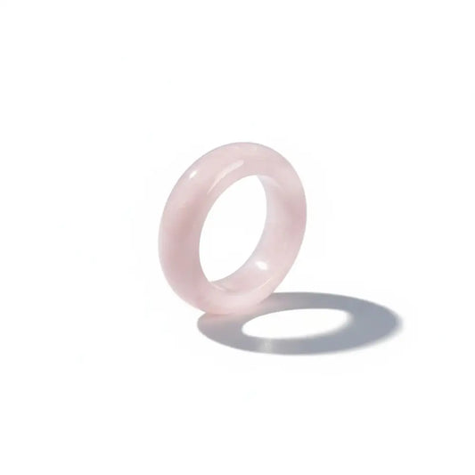 Rose Quartz Ring Rings