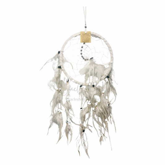 Dream Catcher White - Beads 50cm