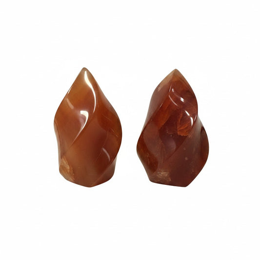 Carnelian Crystal Flames