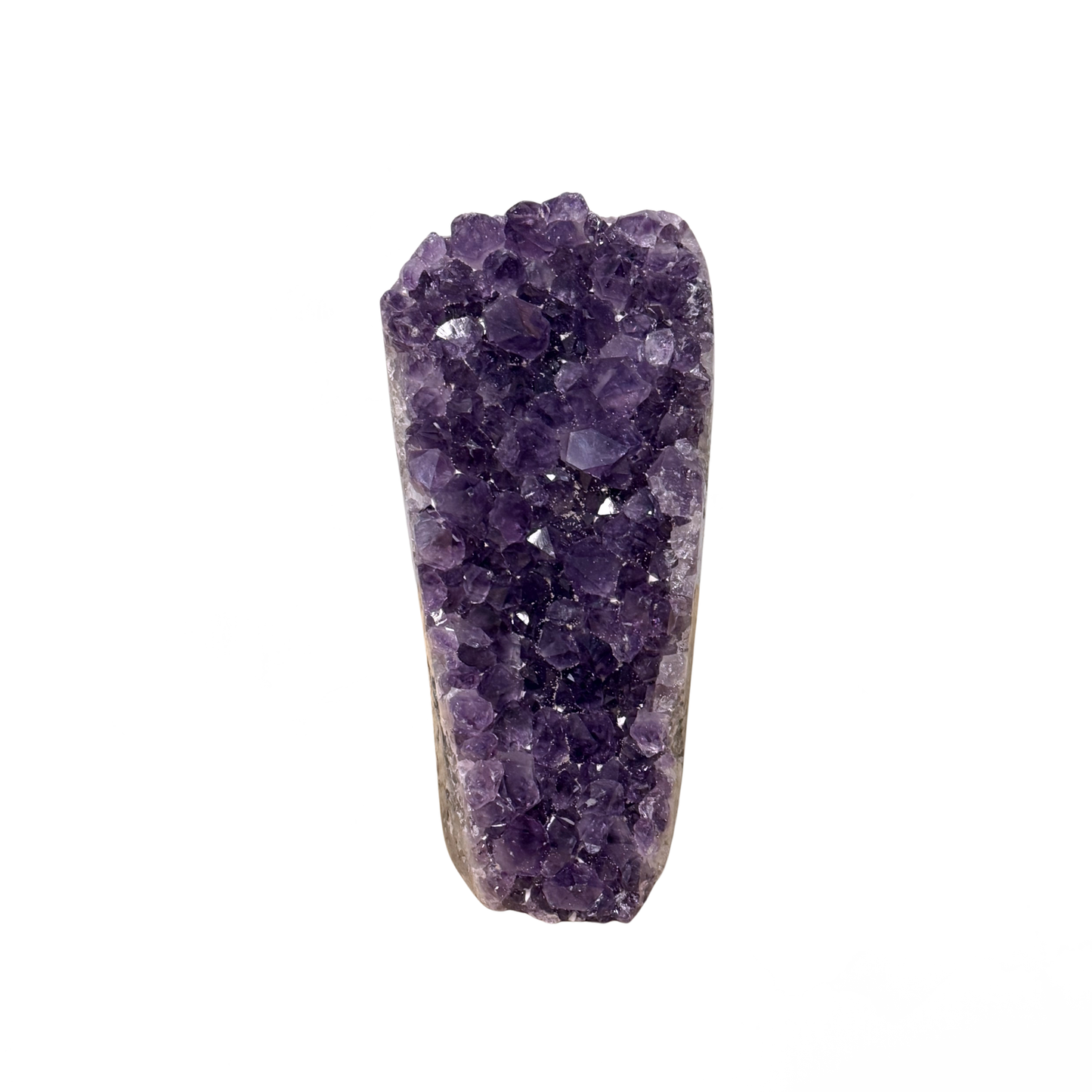 Amethyst Geode Base Cut Polished Edge 026