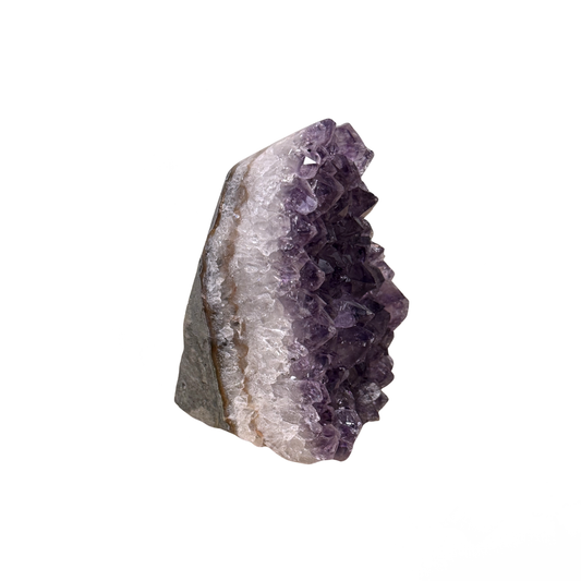 Amethyst Geode Base Cut Polished Edge 027
