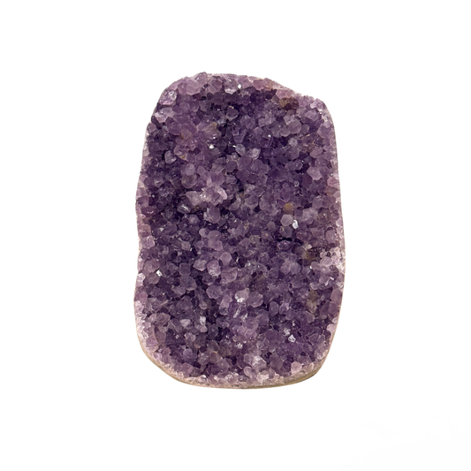Amethyst Geode Base Cut Polished Edge 023