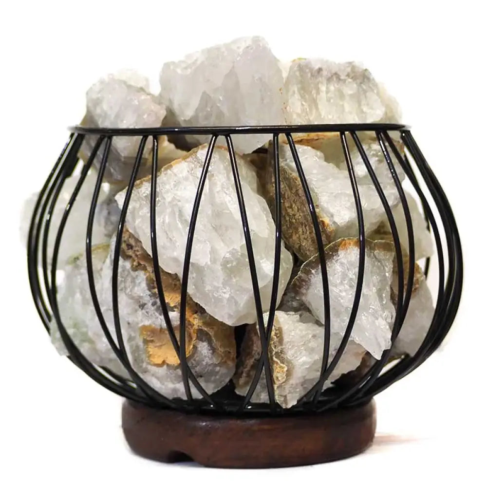 Rough Crystal Rock Relaxing Amore Lamp – White LED Bulb Lamp