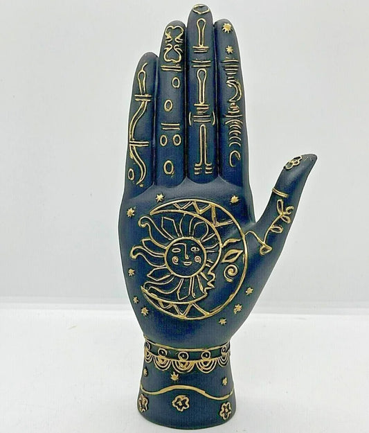 Palmistry Hand Phrenology Black