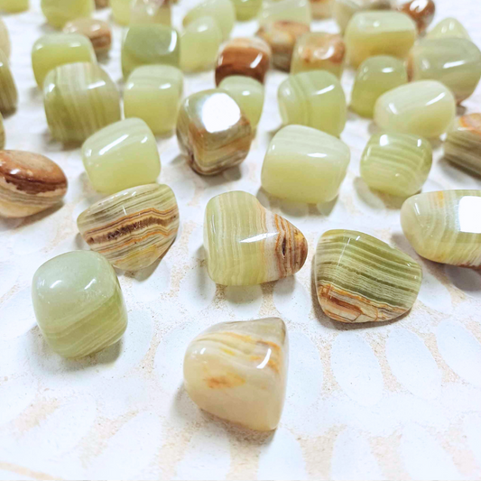 Pakistani Green Onyx Tumbled