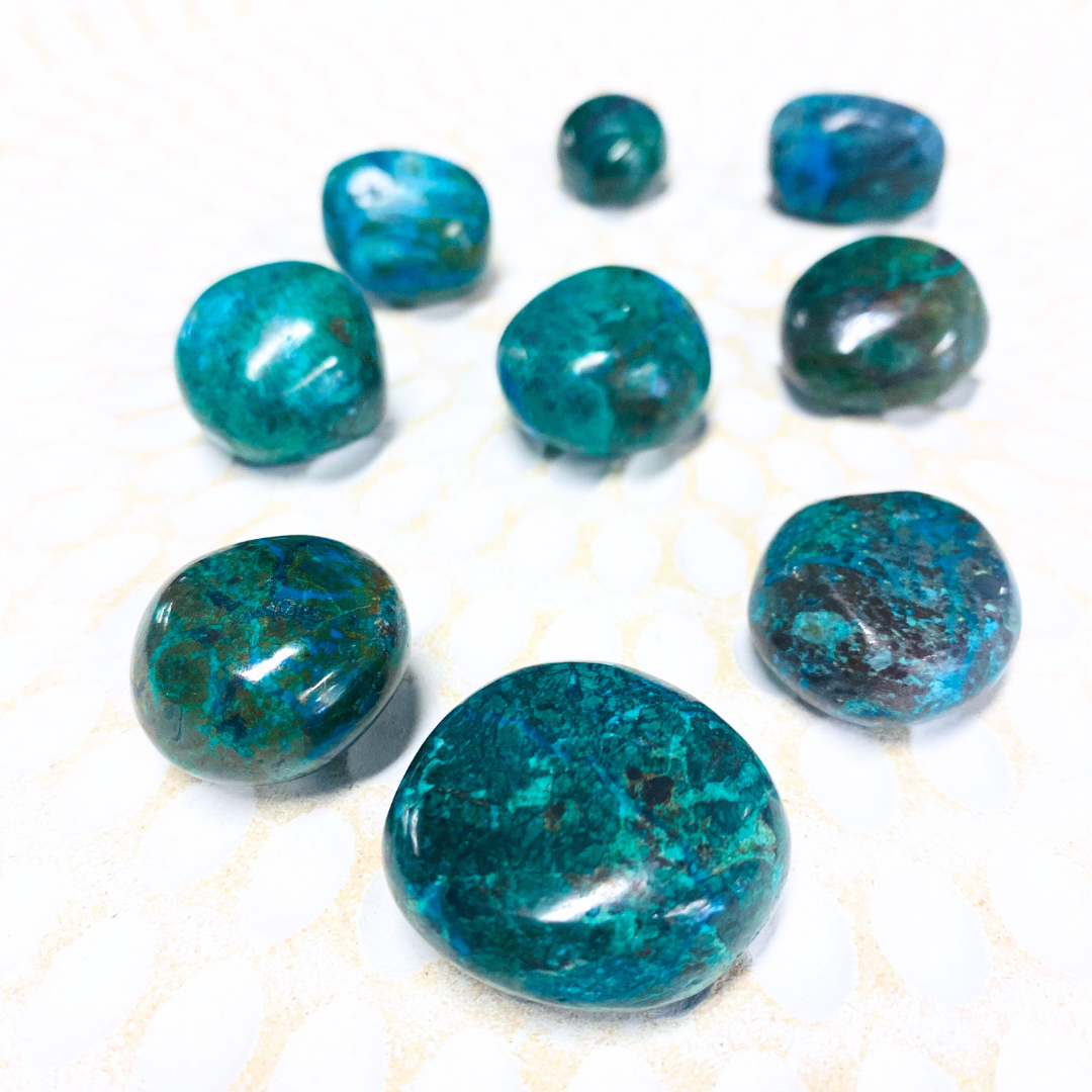 Chrysocolla Crystal Tumble