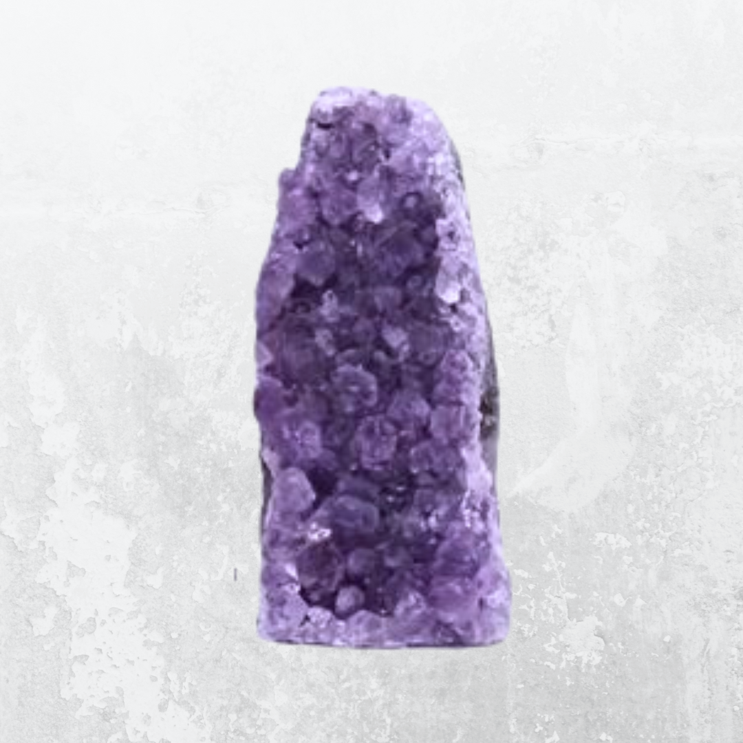 Amethyst Base Cut Standing Geode 035