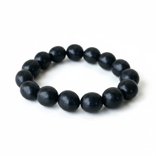 Shungite Tumble Bead Bracelet
