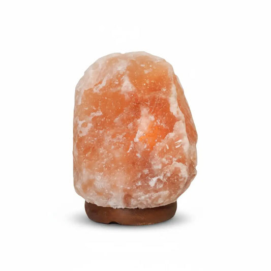 Salt Lamp Himalayan Wood Base 3-5kg salt lamp