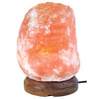 Himalayan Salt Lamp Wood Base 2-3kg