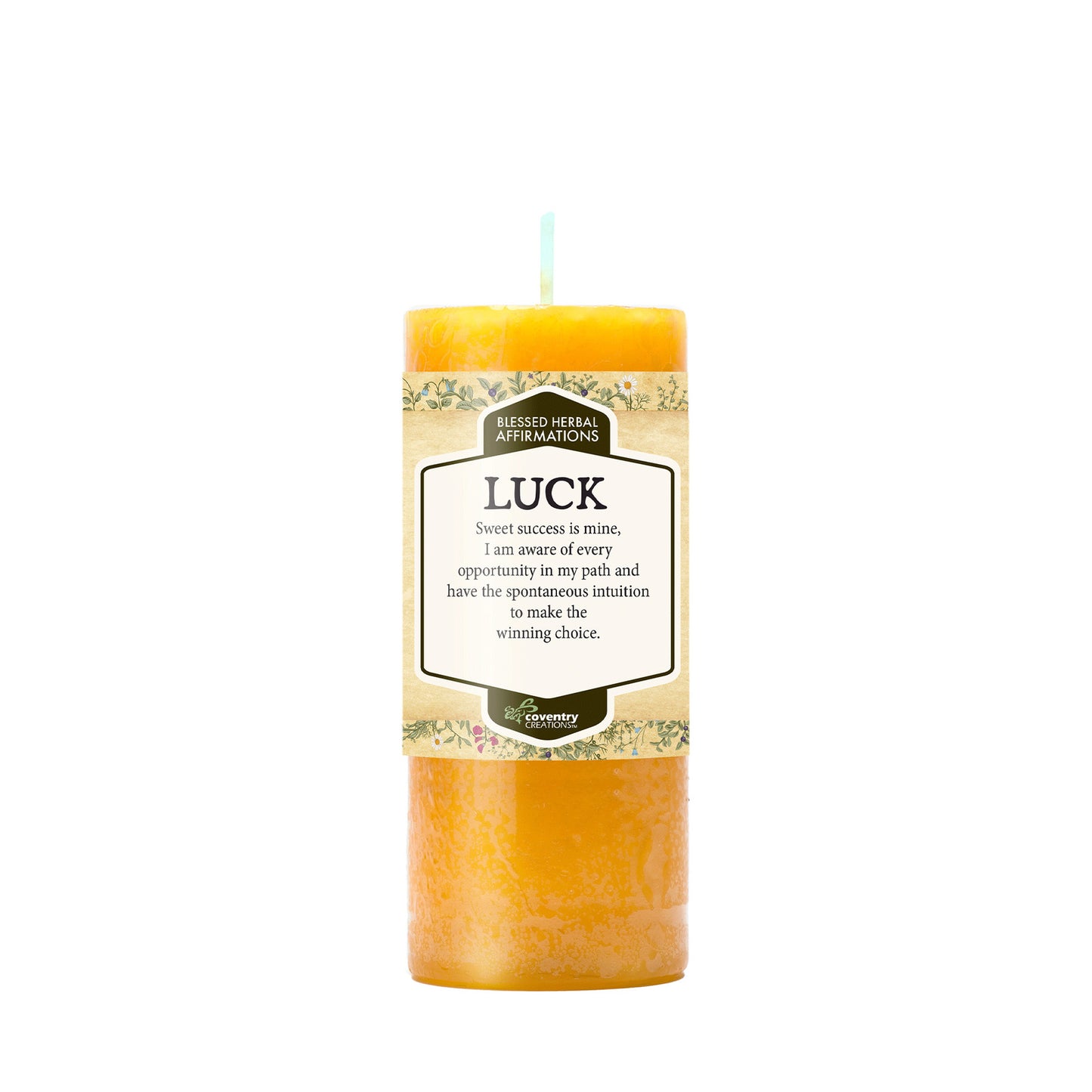 Affirmation Candle ~ Luck