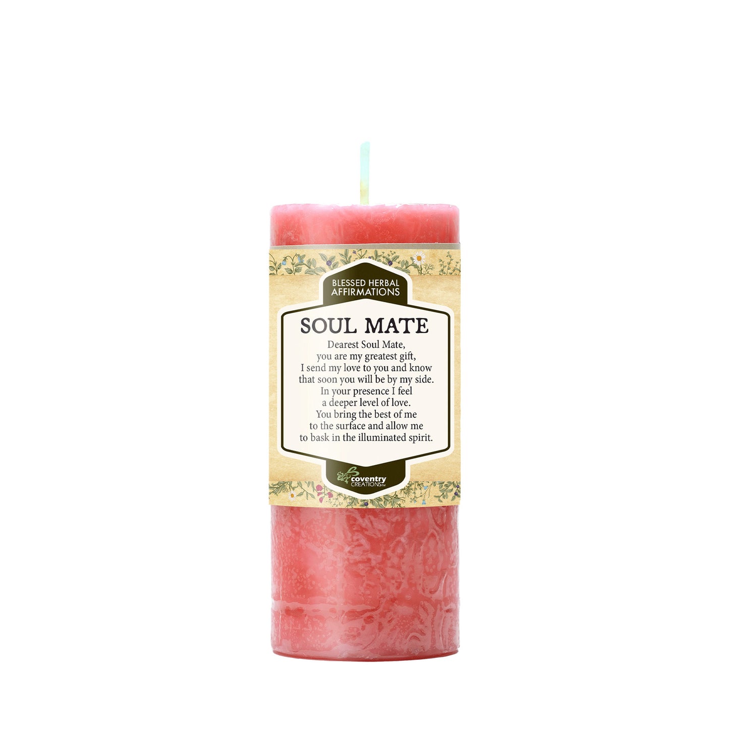 Affirmation Candle ~ Soul Mate