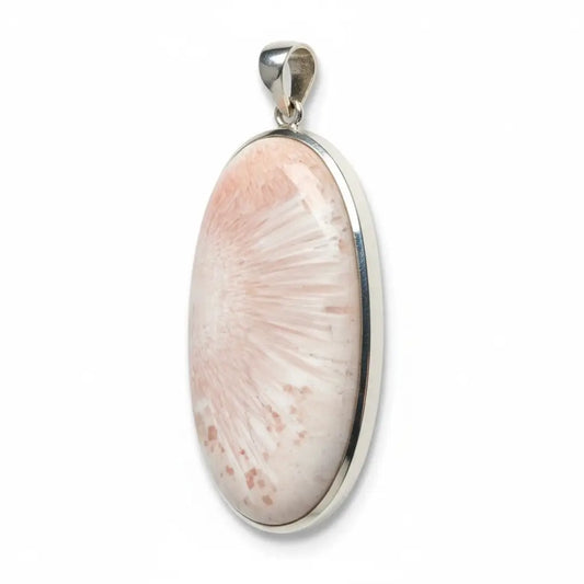 Scolecite Pendant SS PENDANT