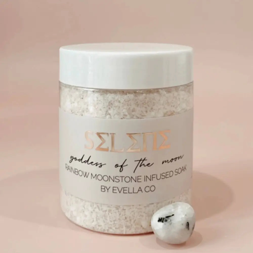 SELENE | goddess of the moon | crystal infused bath soak bath soak