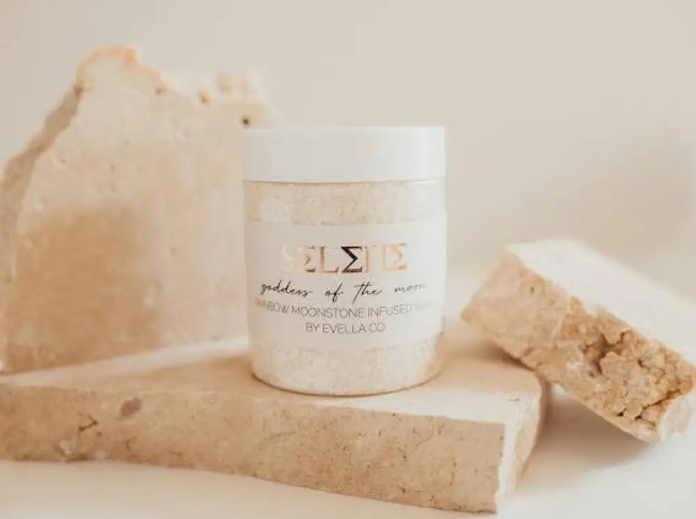 SELENE | goddess of the moon | crystal infused bath soak bath soak