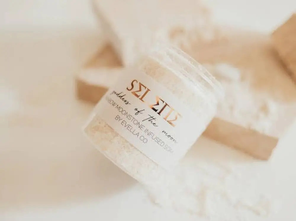SELENE | goddess of the moon | crystal infused bath soak bath soak