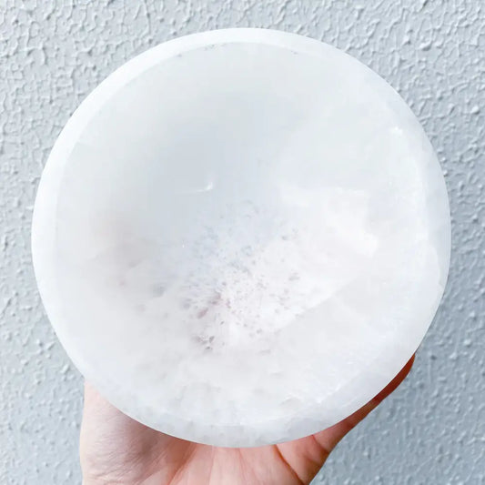 Selenite Bowls - 14cm crystal bowl