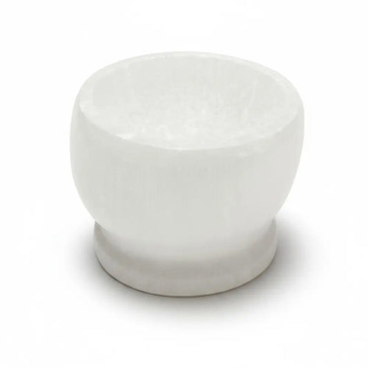 Selenite Bowls with Stands selenite bowl
