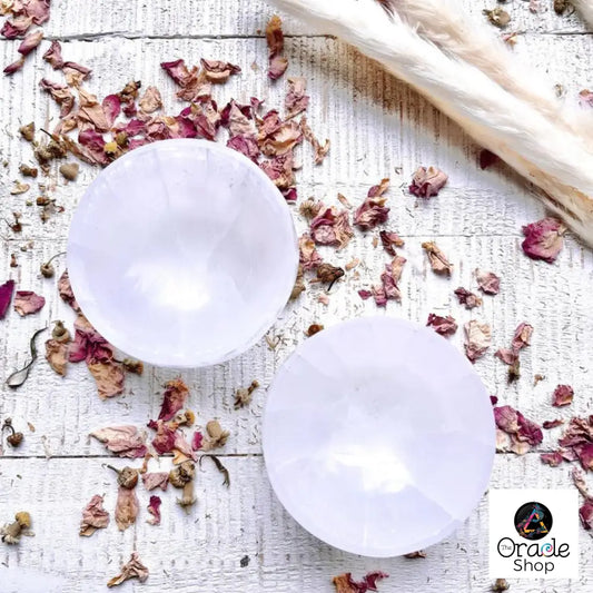 Selenite Charging Bowls -10cm selenite bowl