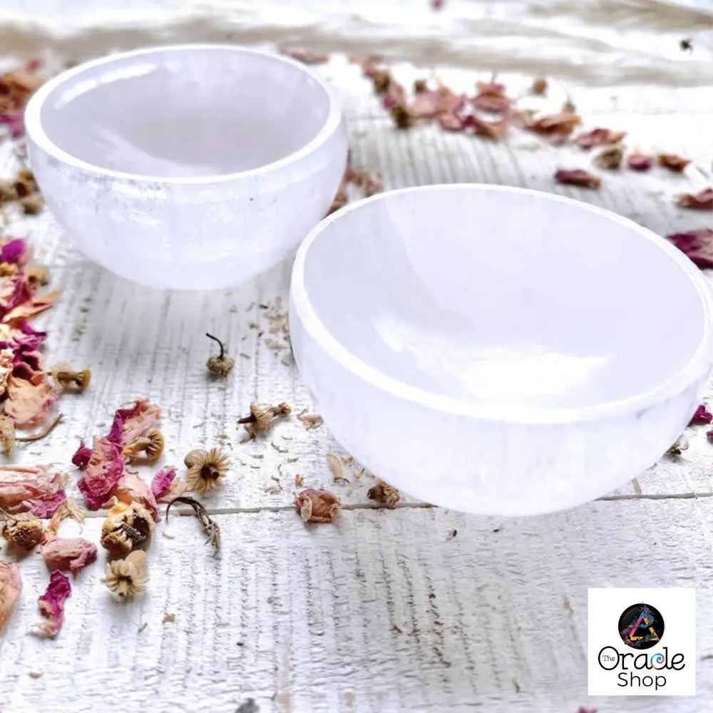 Selenite Charging Bowls -10cm selenite bowl