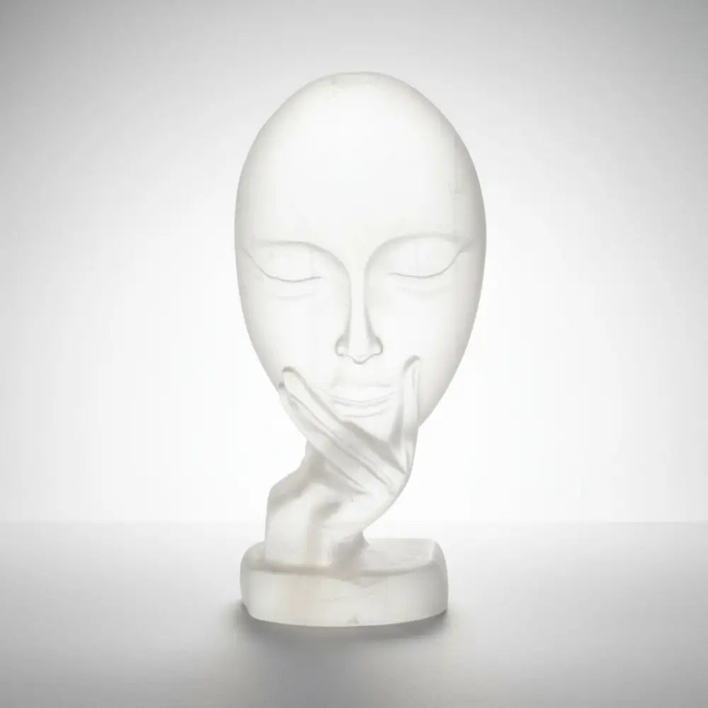 Selenite Face 001 Selenite