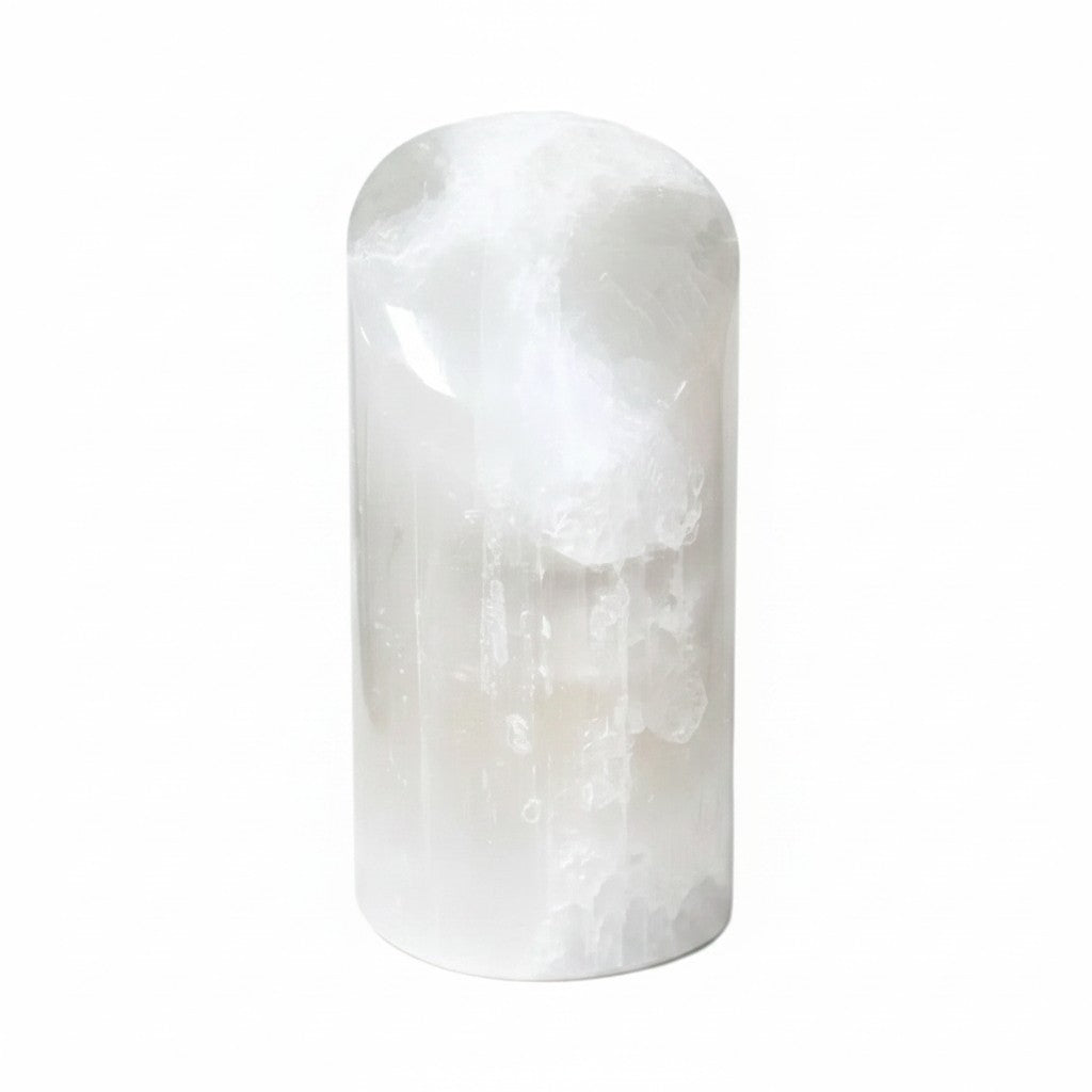 Selenite Lipstick Lamps - 35cm