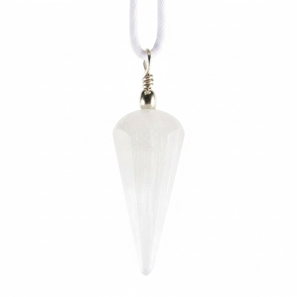Selenite Pendants Points
