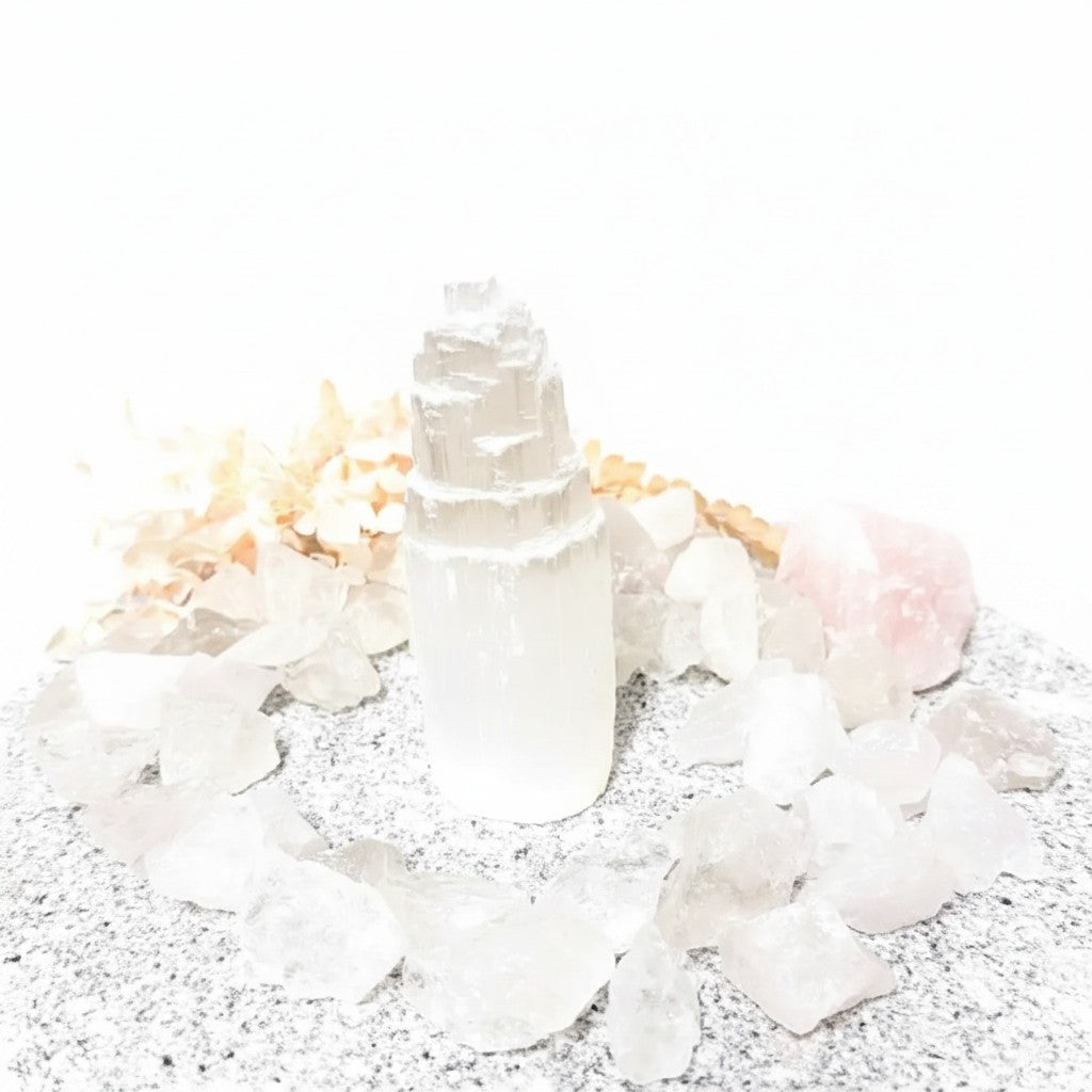 Selenite Tower 10cm