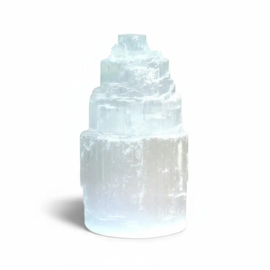 Selenite Tower Lamp 15cm Lamp
