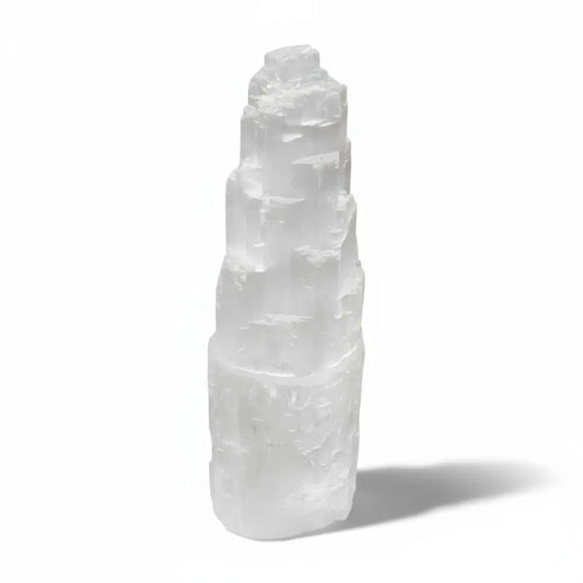 Selenite Tower Lamp 30cm lamp