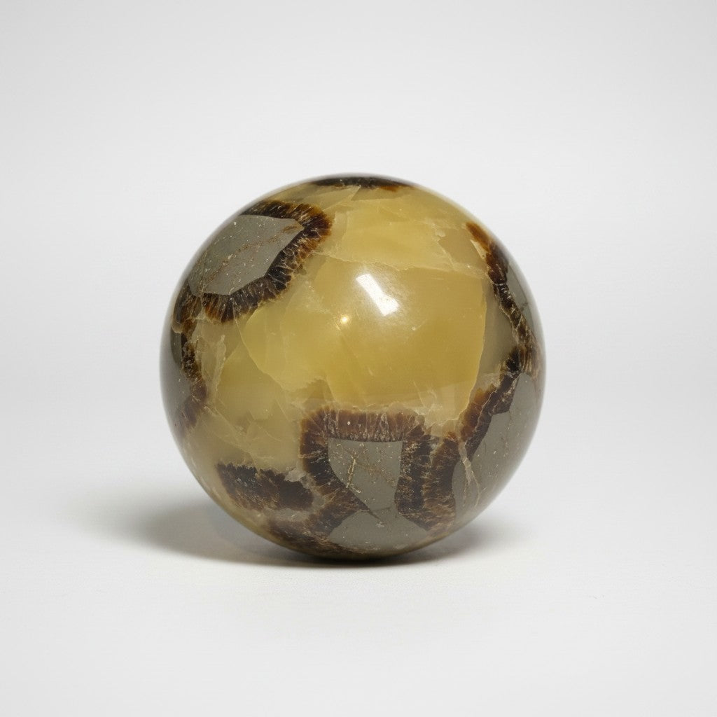 Septarian Crystal Sphere 004