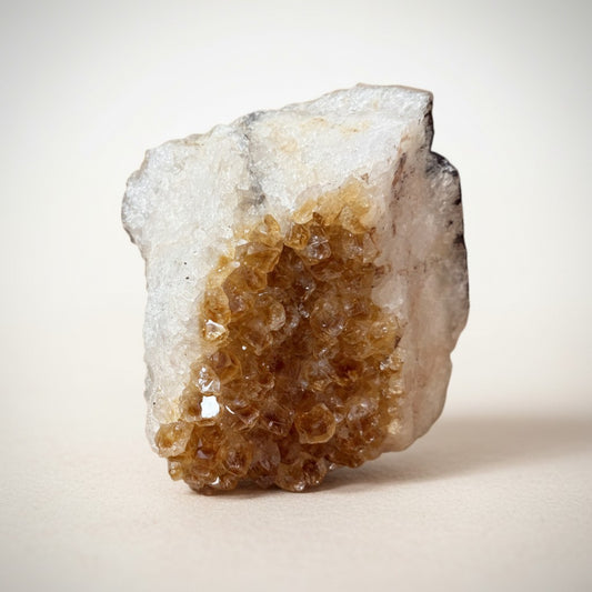 Citrine Geode - Standing Cut Base