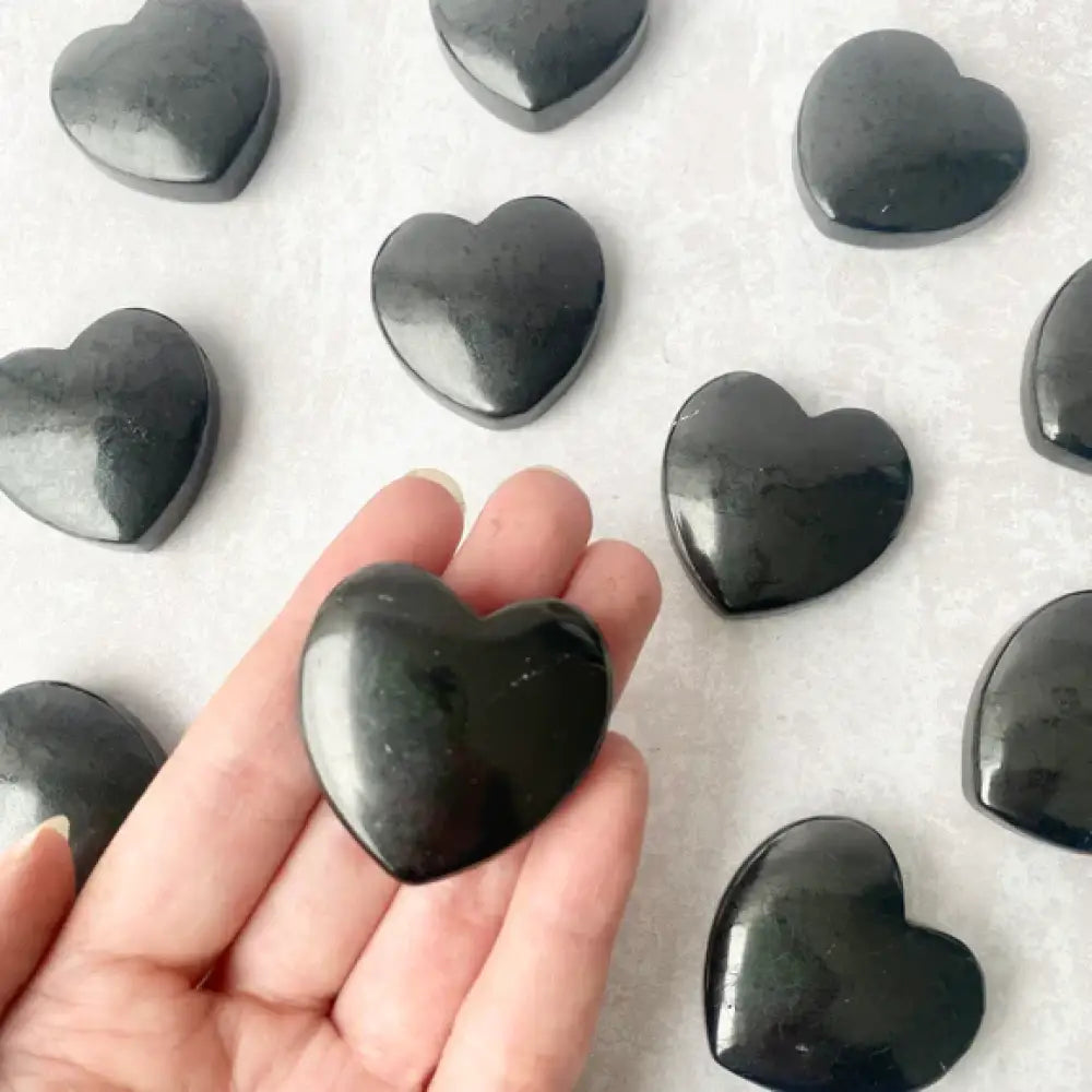 Shungite Hearts heart crystal