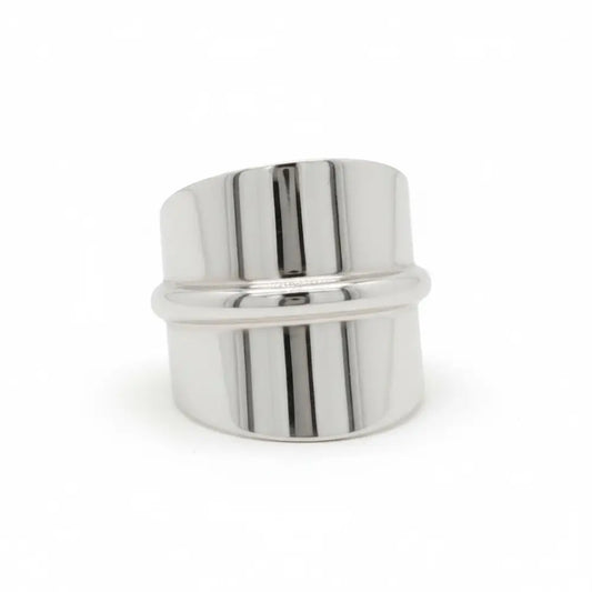 Silver Hammered Ring ~ Soul Ring