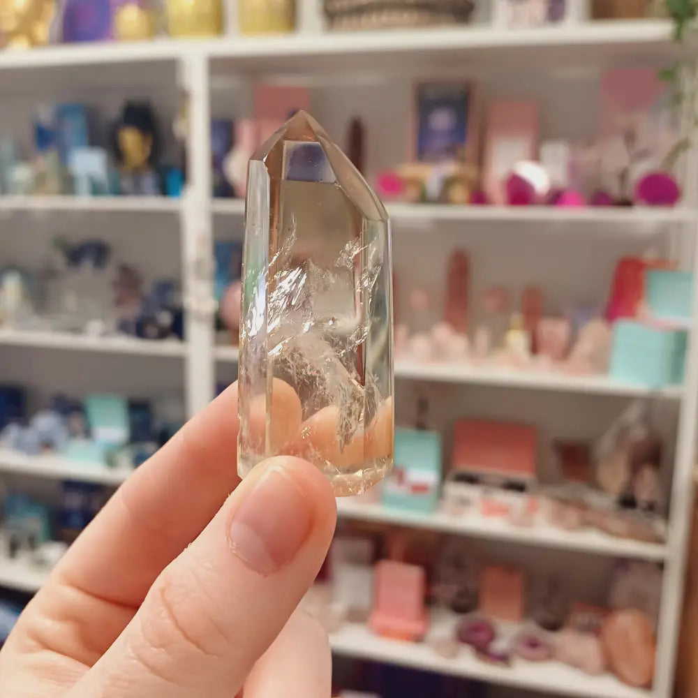 Smoky Quartz Points Crystal