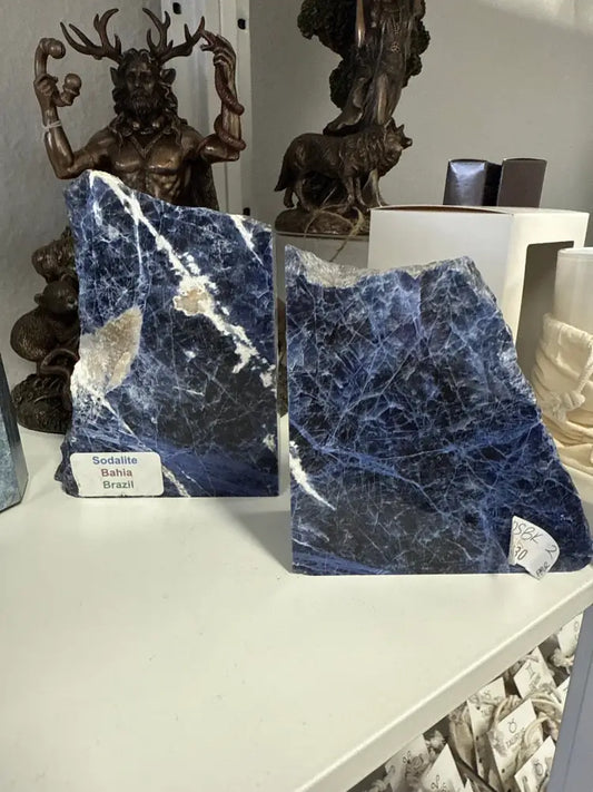 Sodalite Book Ends