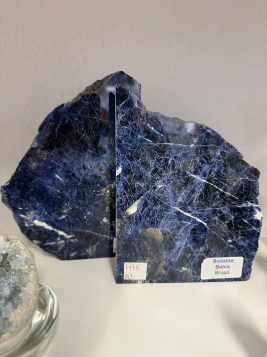 Sodalite Book Ends boho decor