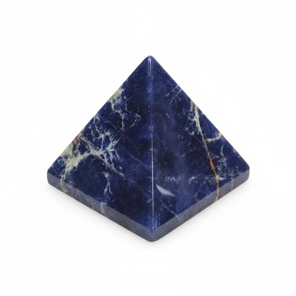 Sodalite Crystal Pyramid 002 crystal pyramid