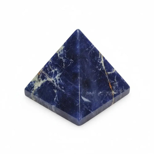 Sodalite Crystal Pyramid 002 crystal pyramid