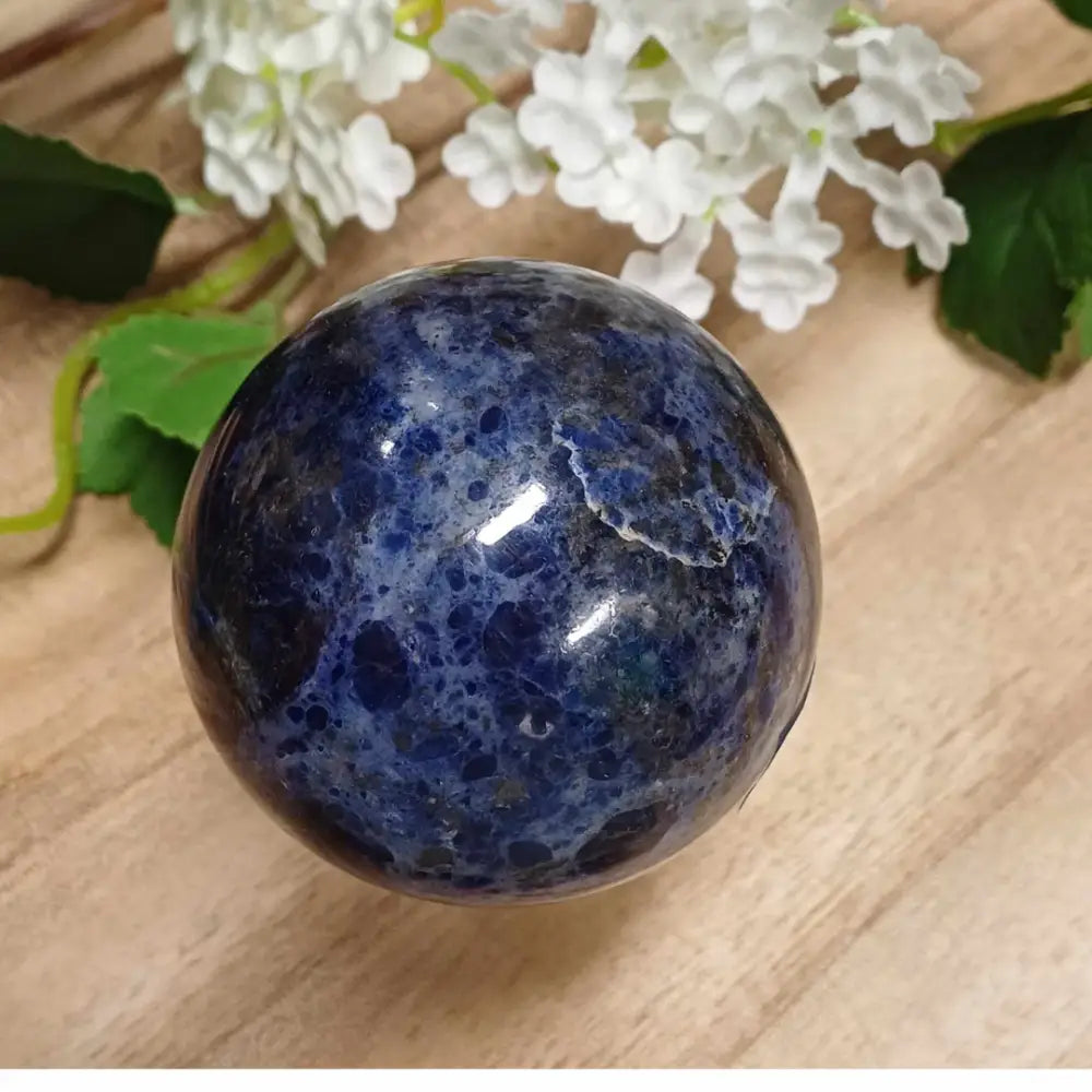 Sodalite Crystal Sphere 003 sphere