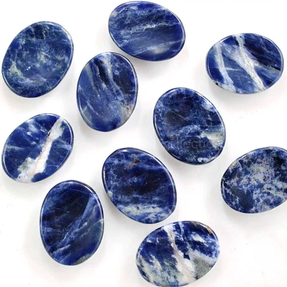 Sodalite Crystal Worry Stones