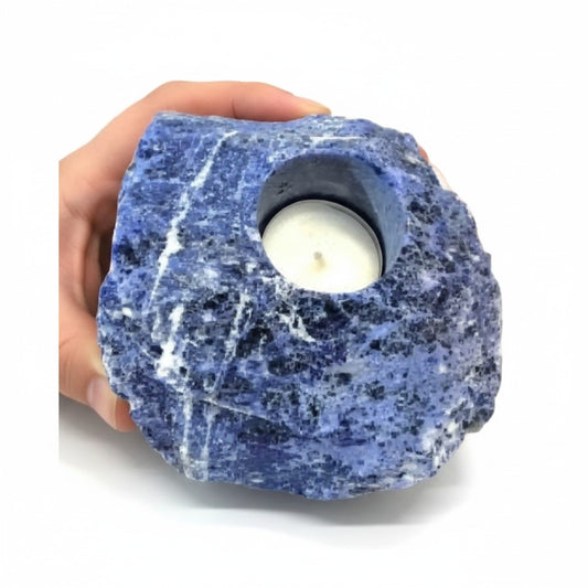 Sodalite Tealight Candle Holders