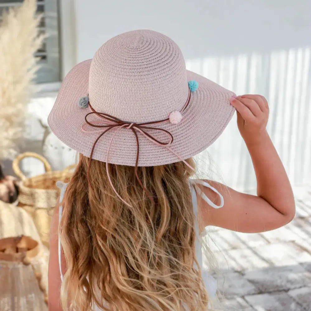 Straw Hat for Kids hat