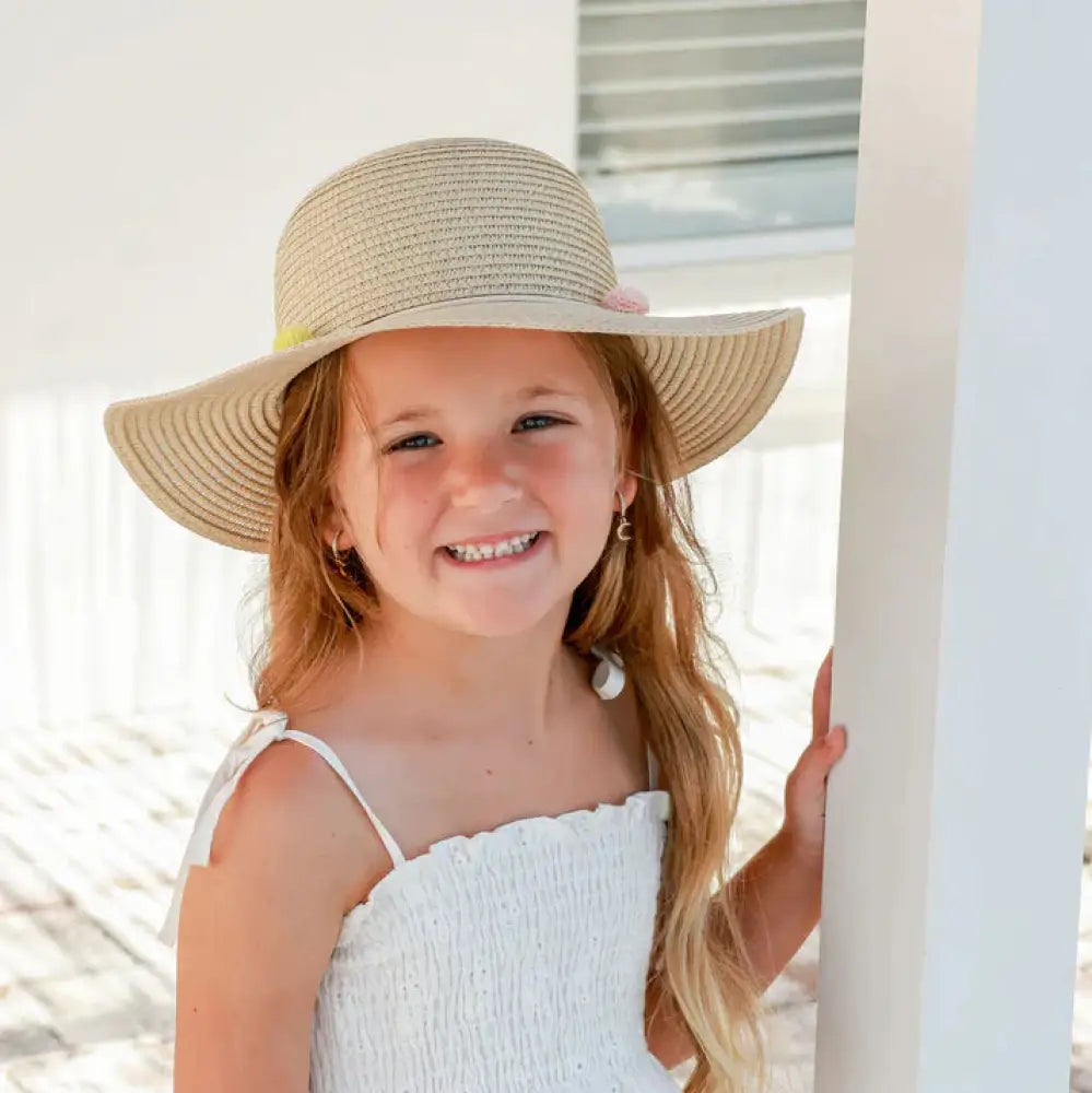Straw Hat for Kids hat