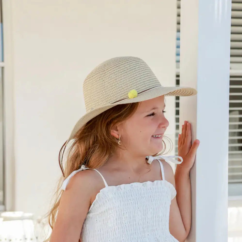Straw Hat for Kids hat