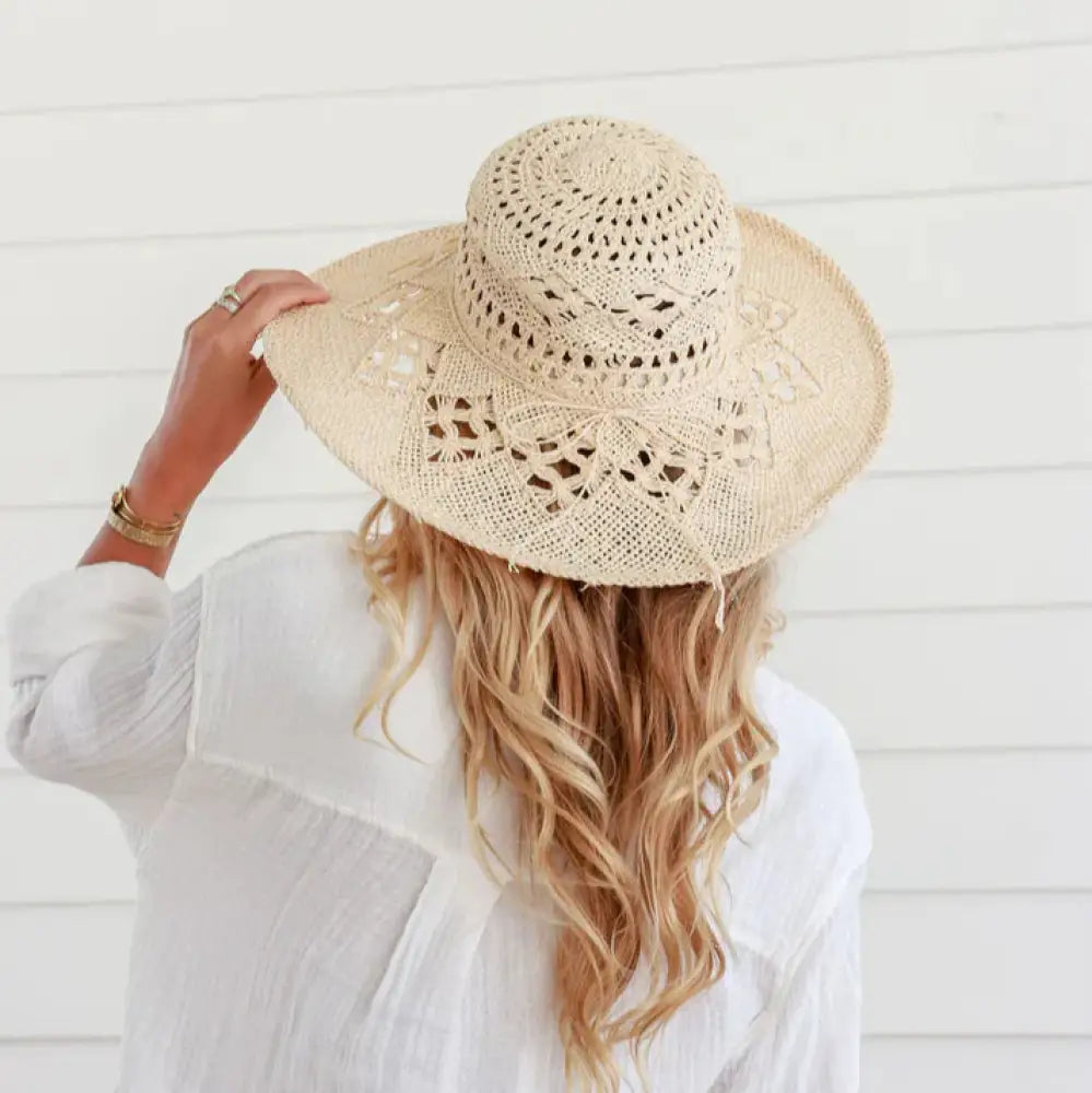 Straw Hat Wide Brim hat