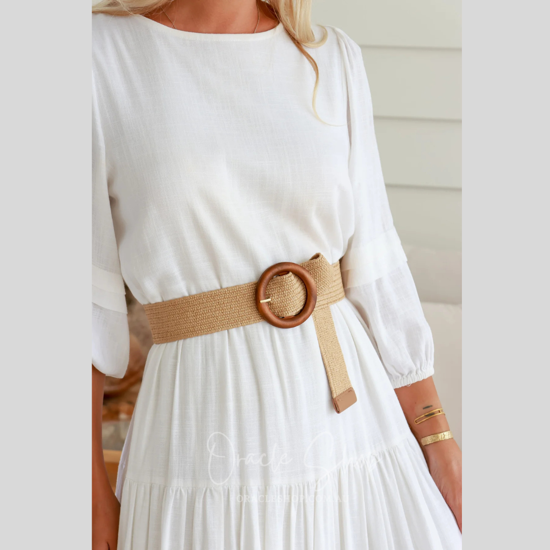Straw Belt in Natural